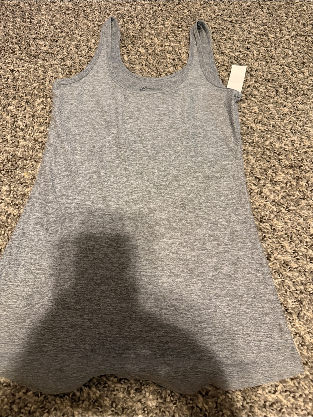 No Boundaries Gray Sleeveless Chemise Tank